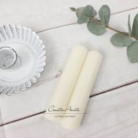 Stabkerze kurz -Elfenbein-